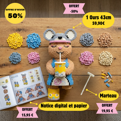 CRAFT BEAR™ OURS À ASSEMBLER