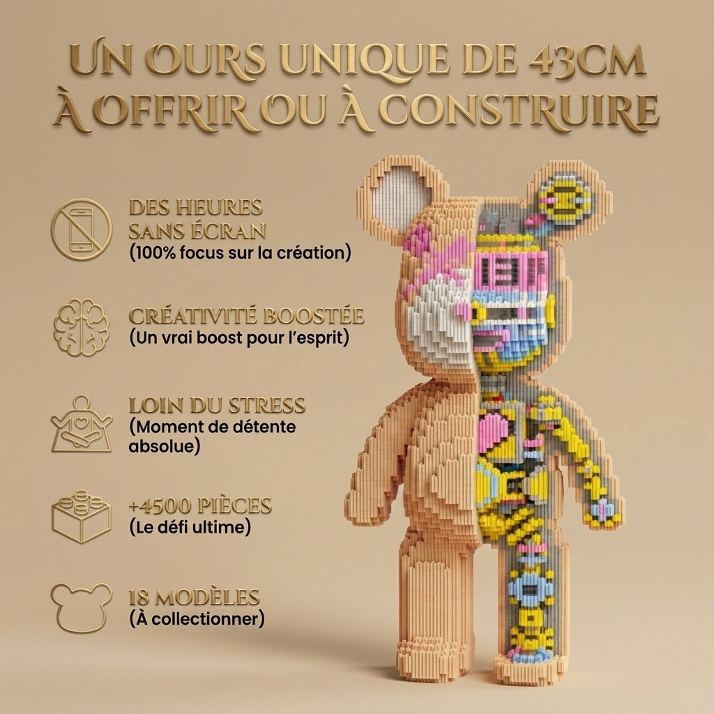 CRAFT BEAR™ OURS À ASSEMBLER