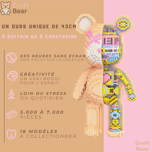 CRAFT BEAR™ OURS À ASSEMBLER